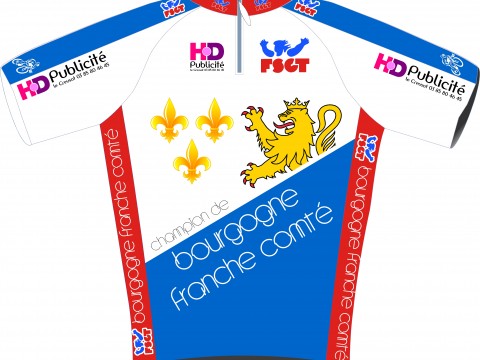 Maillot Bourgogne Franche Comté  FSGT V3